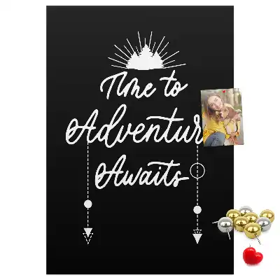 Adventure Awaits Cork Pin Board