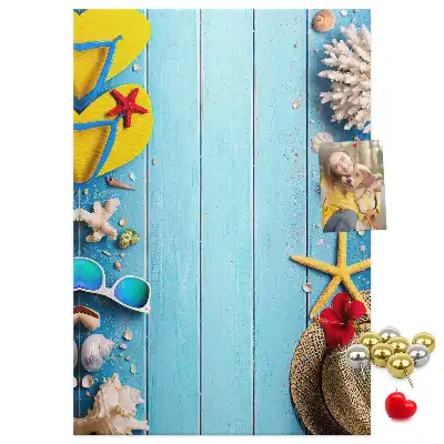 Natural cork wall memo board