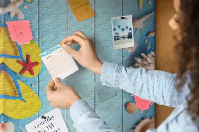 Summer Vacation Cork Pin Board