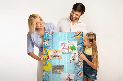 Summer Vacation Cork Pin Board