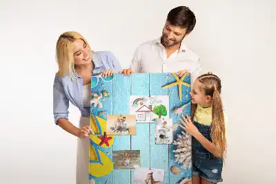 Summer Vacation Cork Pin Board