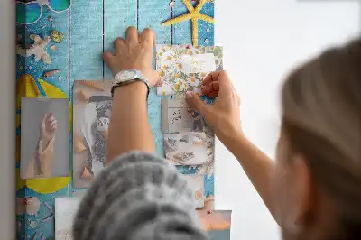 Summer Vacation Cork Pin Board