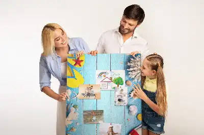 Cork Note Board with Beach Theme