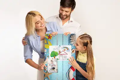 Cork Note Board with Beach Theme