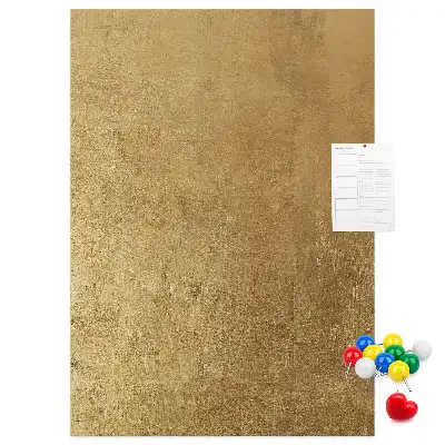 Decorative fabric cork pin board