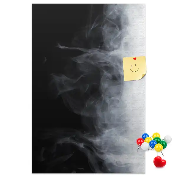 Cork Note Board A wisp of smoke