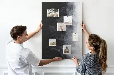 Cork Note Board A wisp of smoke