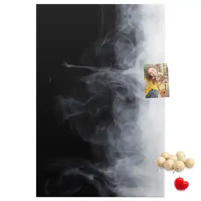Cork Note Board A wisp of smoke