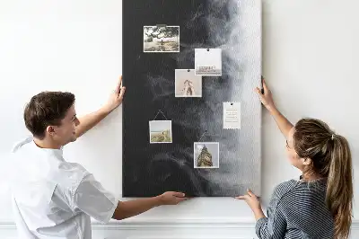 Cork Note Board A wisp of smoke