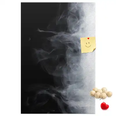 Cork Note Board A wisp of smoke