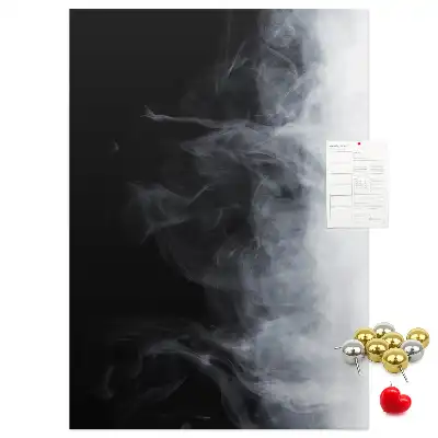 Cork Note Board A wisp of smoke
