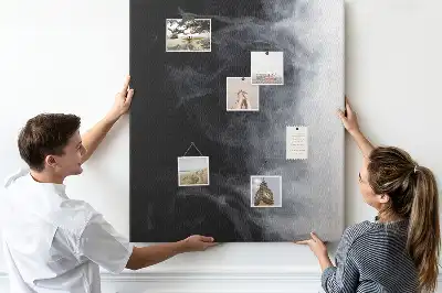 Cork Note Board A wisp of smoke