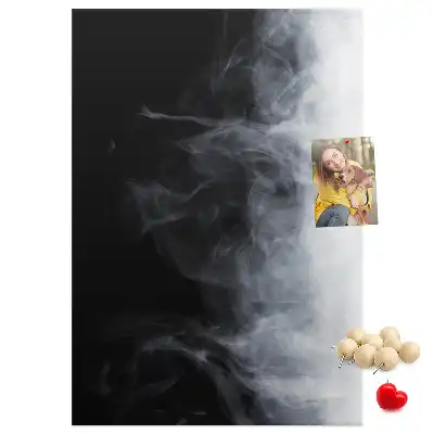 Cork Note Board A wisp of smoke