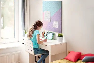 Cork pin board Pastel pattern