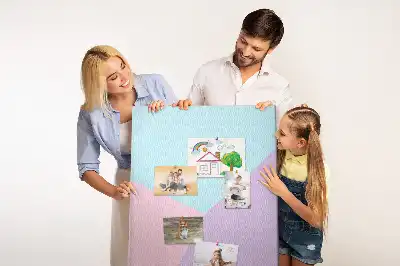 Cork pin board Pastel pattern