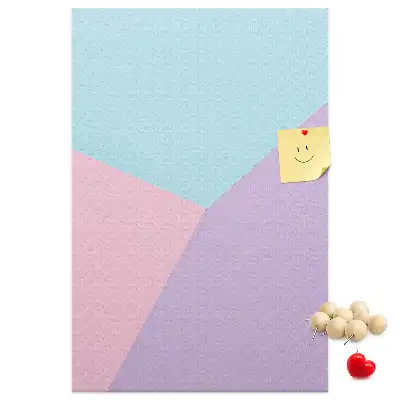 Cork pin board Pastel pattern