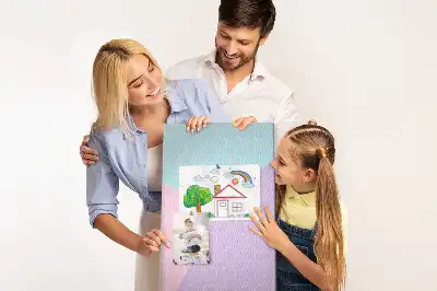 Cork pin board Pastel pattern