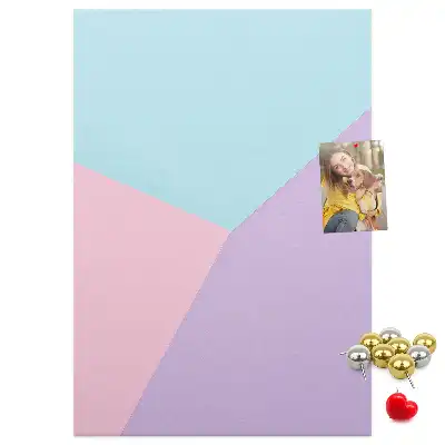 Cork pin board Pastel pattern