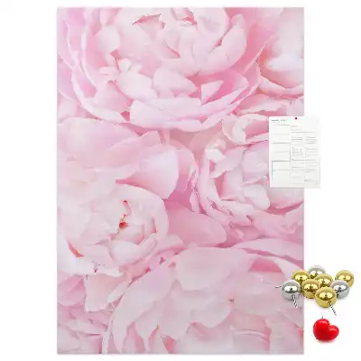 Summer flowers cork pin board