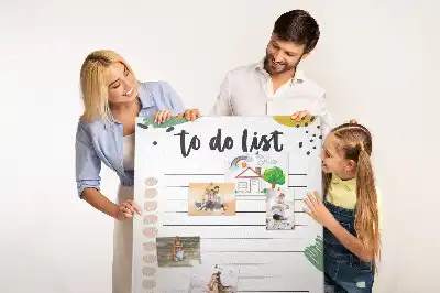 Cork Note Board Task and Responsibilities Planner