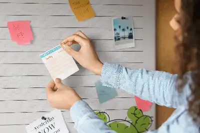 Cork pin board To-do list