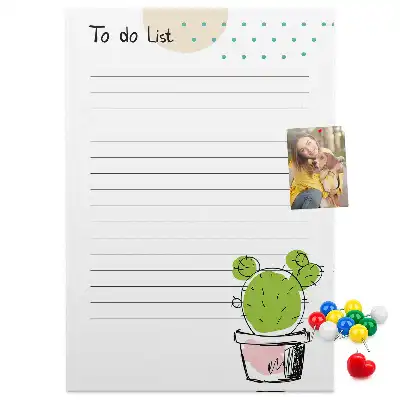 Cork pin board To-do list