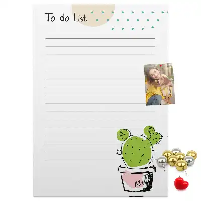 Cork pin board To-do list