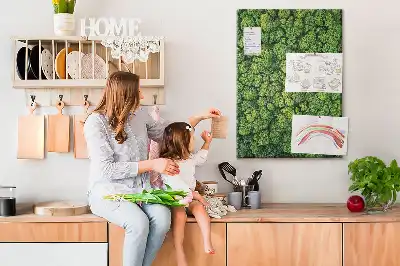 Cork Note Board Forest Tree Design