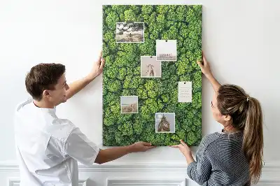 Cork Note Board Forest Tree Design