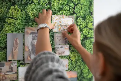 Cork Note Board Forest nature of the tree