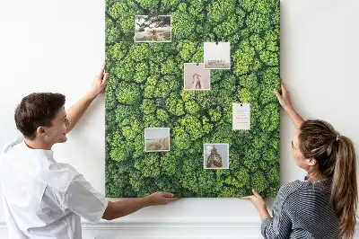Cork Note Board Forest Tree Design