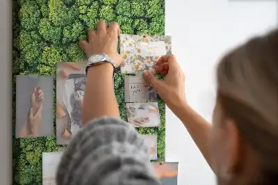 Cork Note Board Forest Tree Design