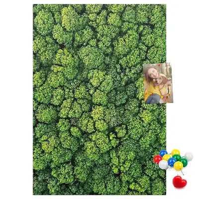 Cork Note Board Forest Tree Design