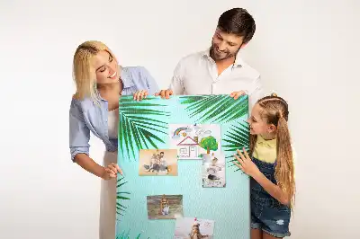 Dense tropical foliage cork pin board
