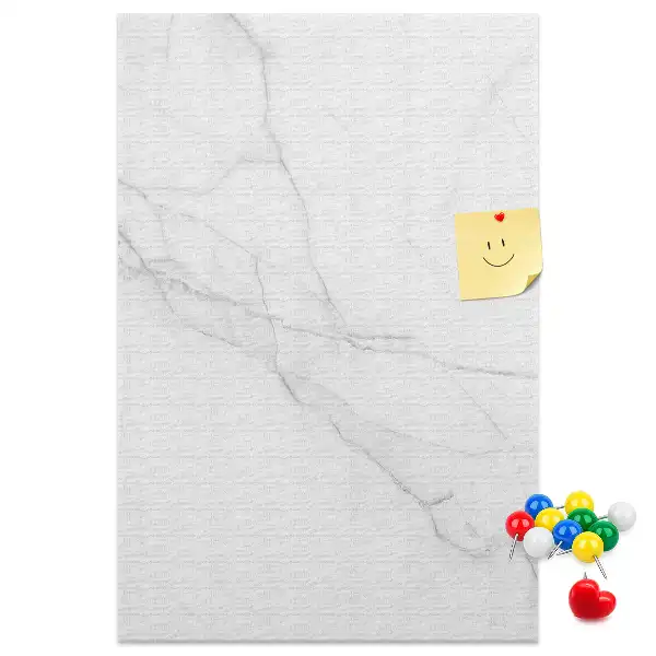Marble stone wall cork memo board