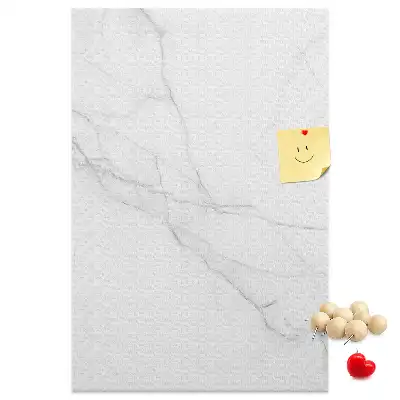 Marble stone wall cork memo board
