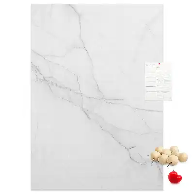 Marble stone wall cork memo board