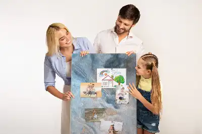 Marble Pattern Cork Note Board