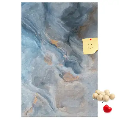Marble Pattern Cork Note Board