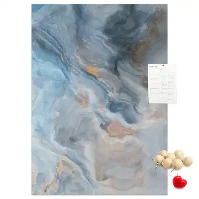 Marble Pattern Cork Note Board