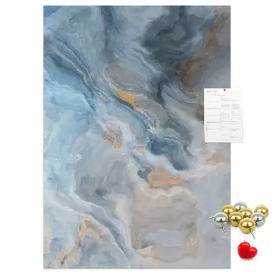 Marble Pattern Cork Note Board