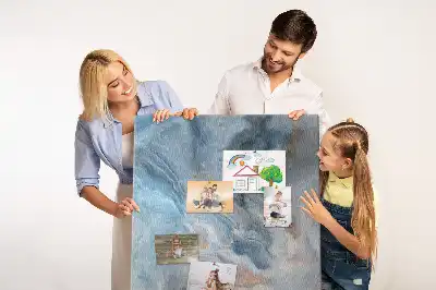 Cork Note Board Marble pattern