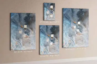 Marble Pattern Cork Note Board
