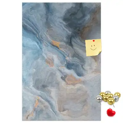 Marble Pattern Cork Note Board