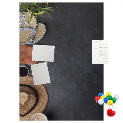 Cork pin board Holiday travel