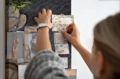 Cork pin board Holiday travel