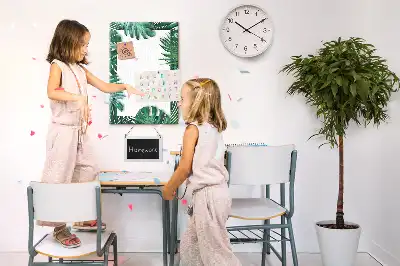 Monstera leaf shaped cork memo board