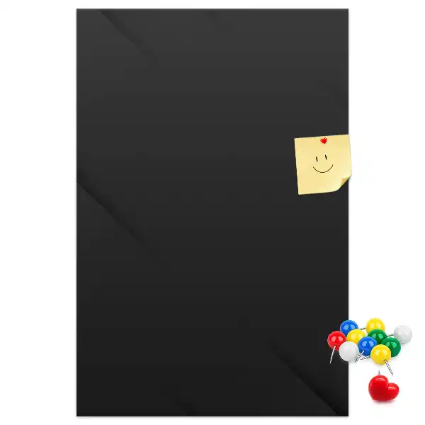 Smooth canvas cork memo board