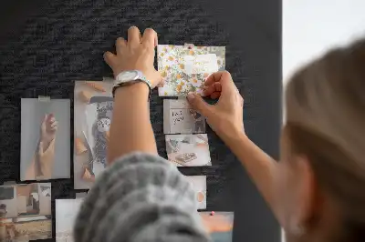 Smooth canvas cork memo board