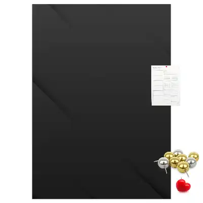 Smooth canvas cork memo board